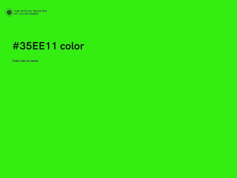 #35EE11 color image