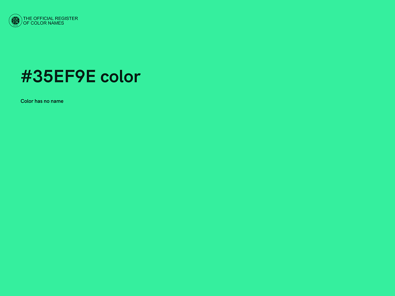 #35EF9E color image