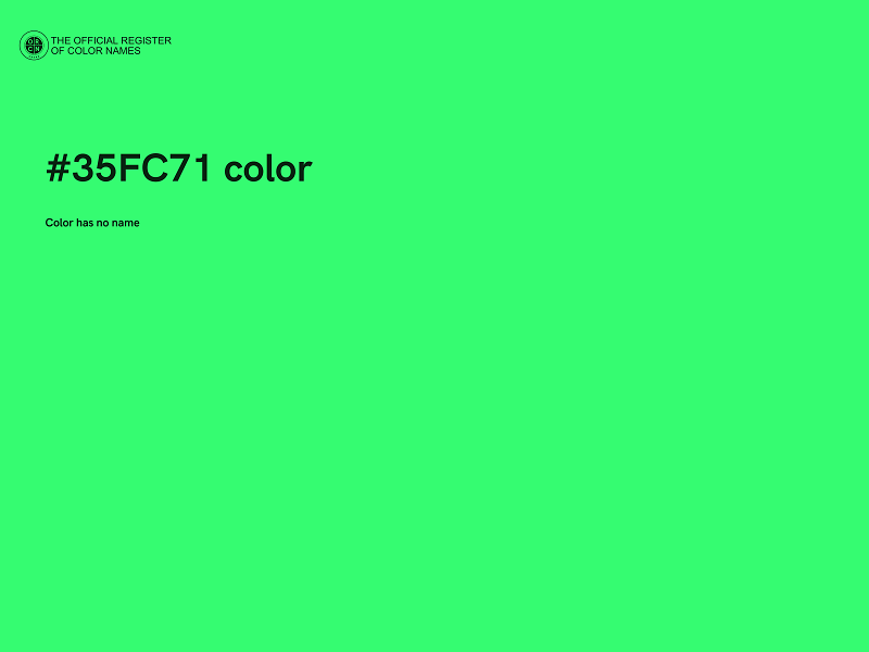 #35FC71 color image