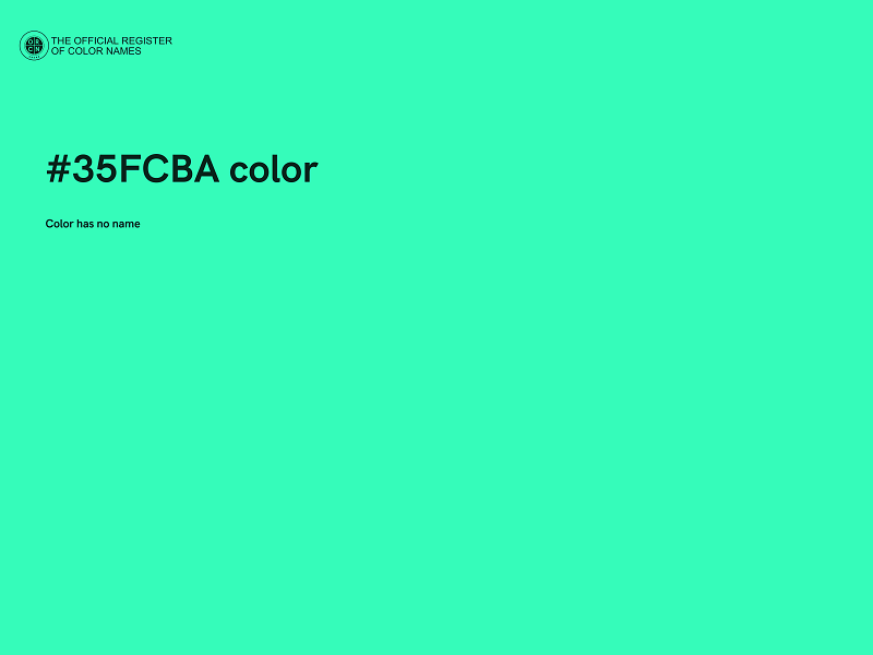 #35FCBA color image