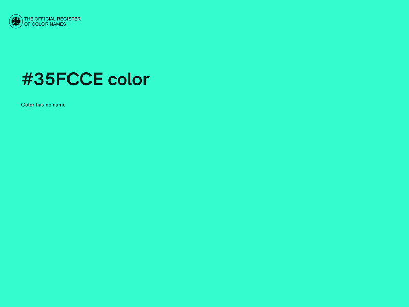 #35FCCE color image