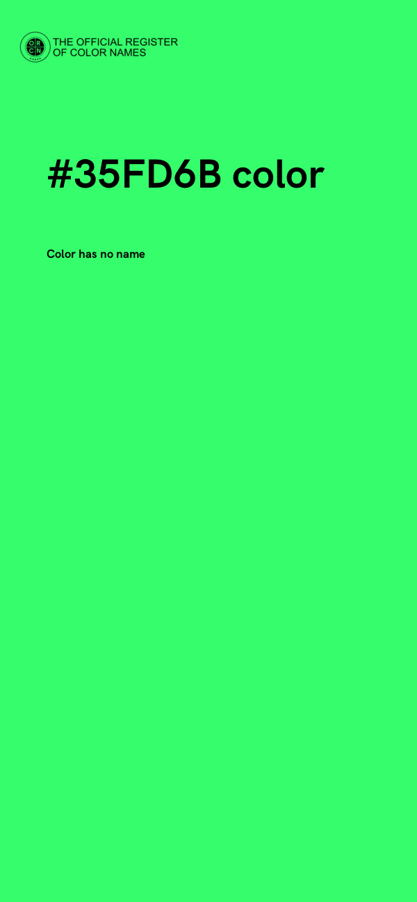 #35FD6B color image