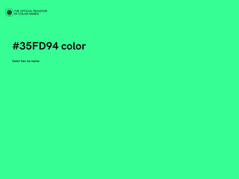 #35FD94 color image