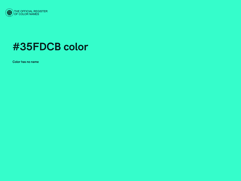 #35FDCB color image