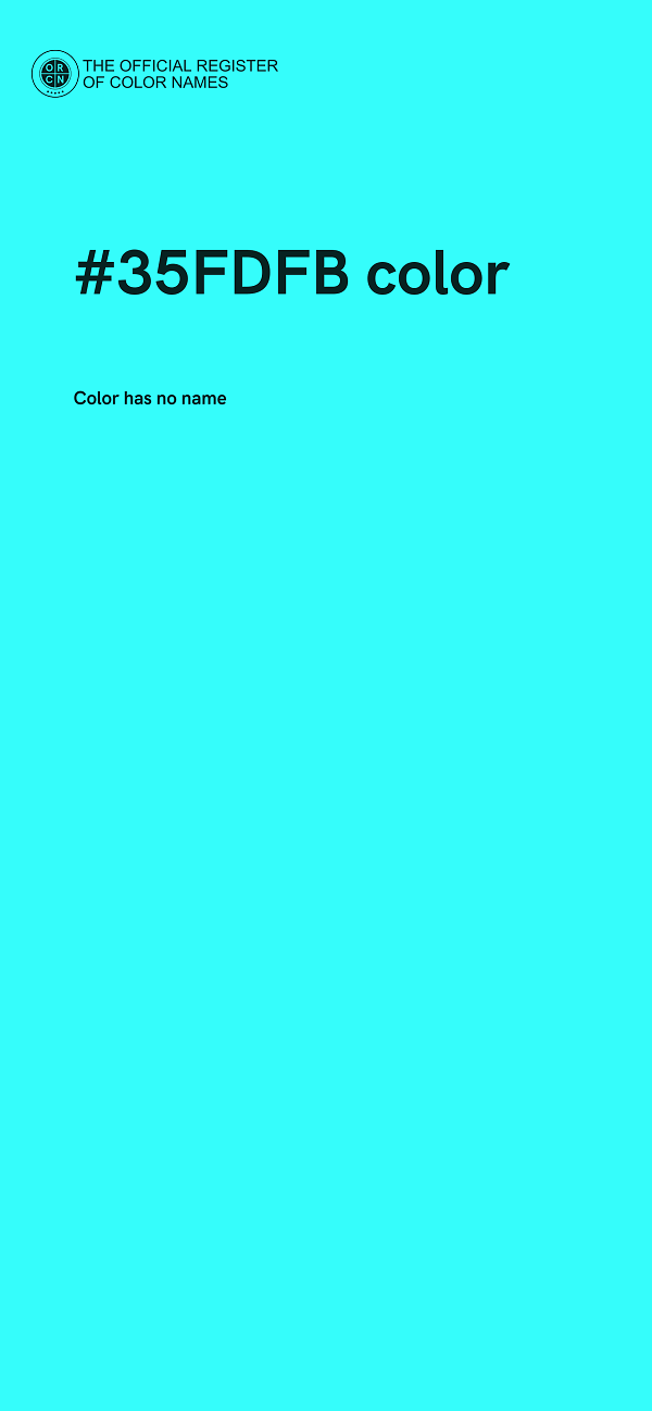 #35FDFB color image