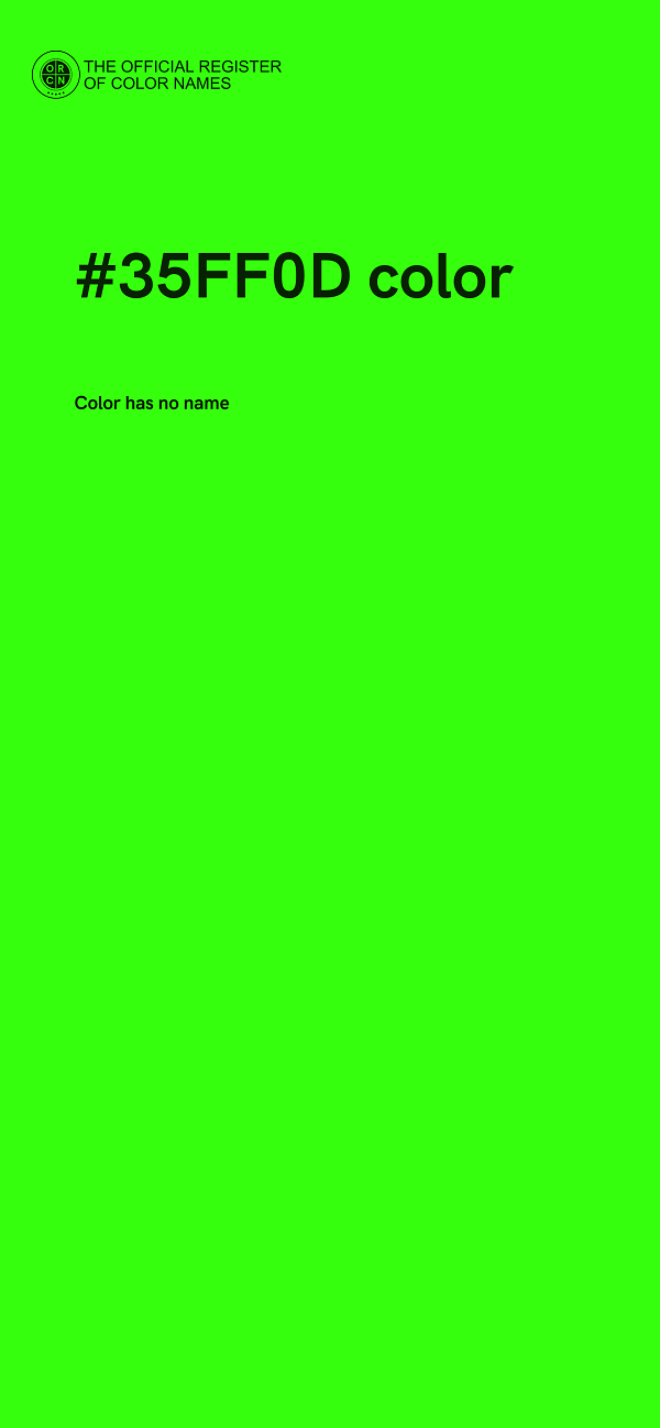 #35FF0D color image
