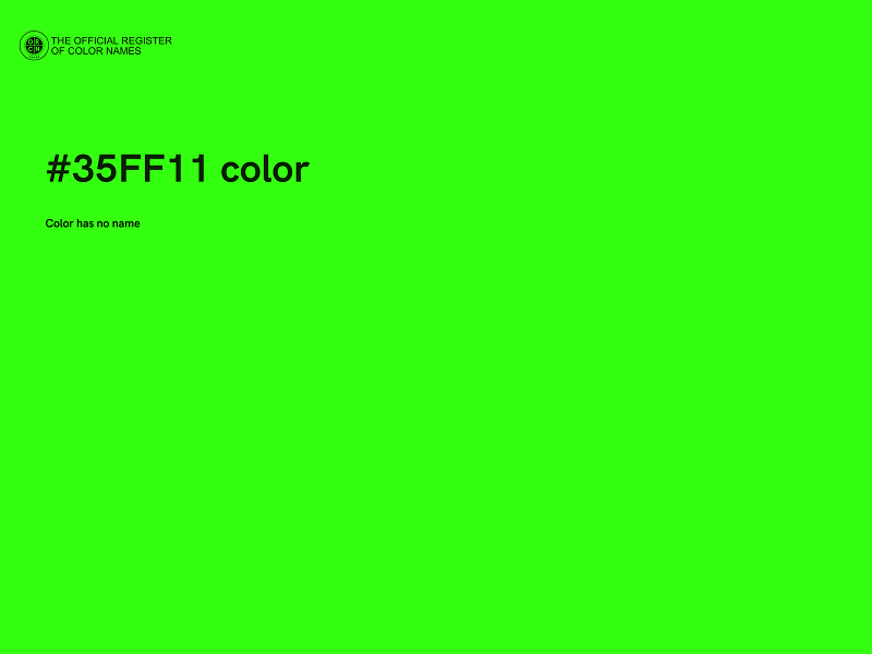 #35FF11 color image