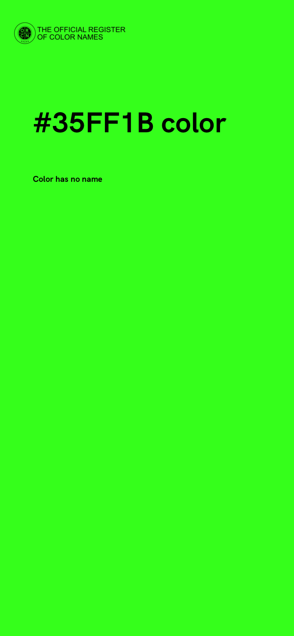 #35FF1B color image