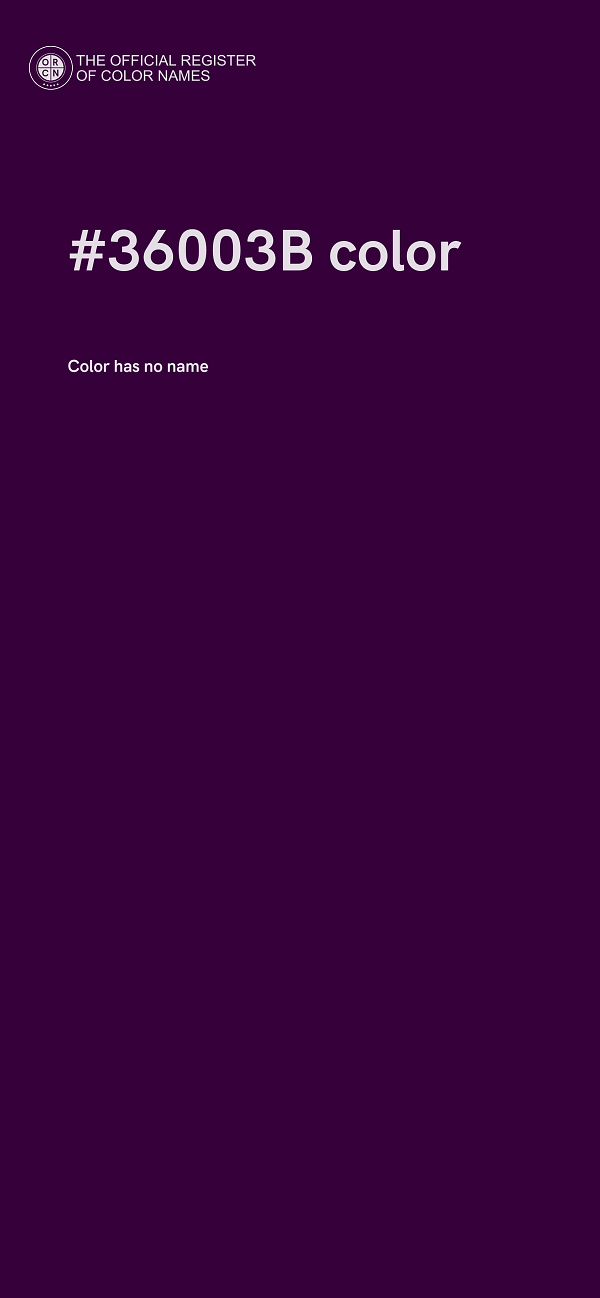 #36003B color image