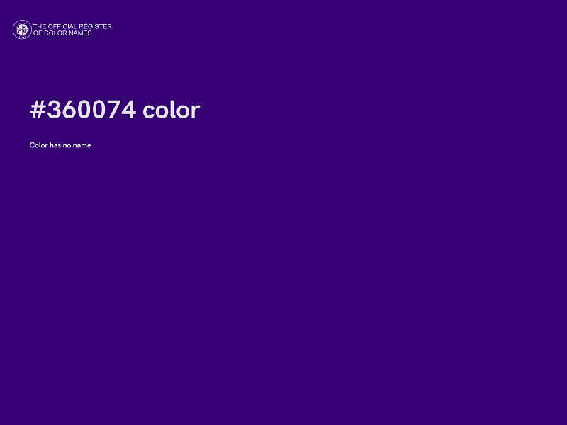 #360074 color image