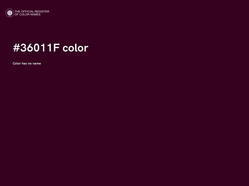 #36011F color image