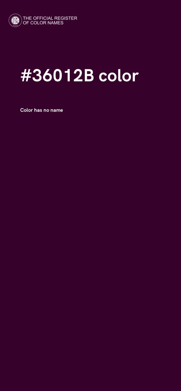 #36012B color image