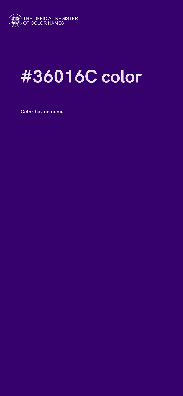 #36016C color image