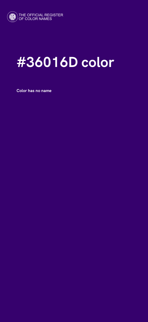 #36016D color image