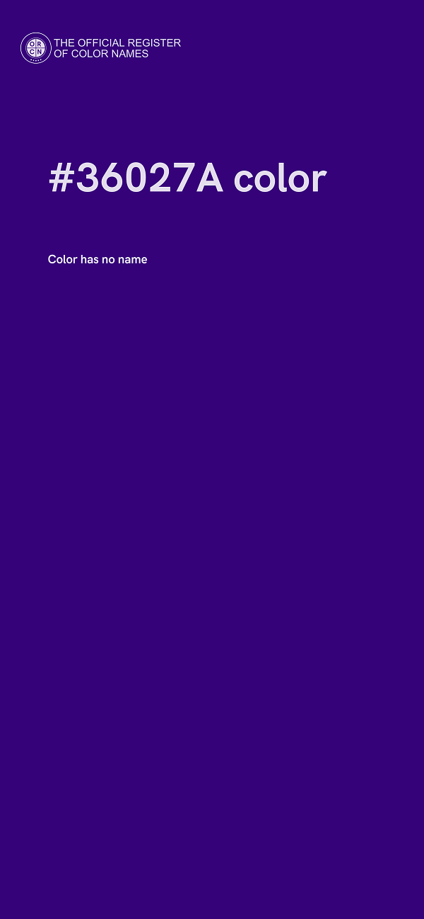 #36027A color image