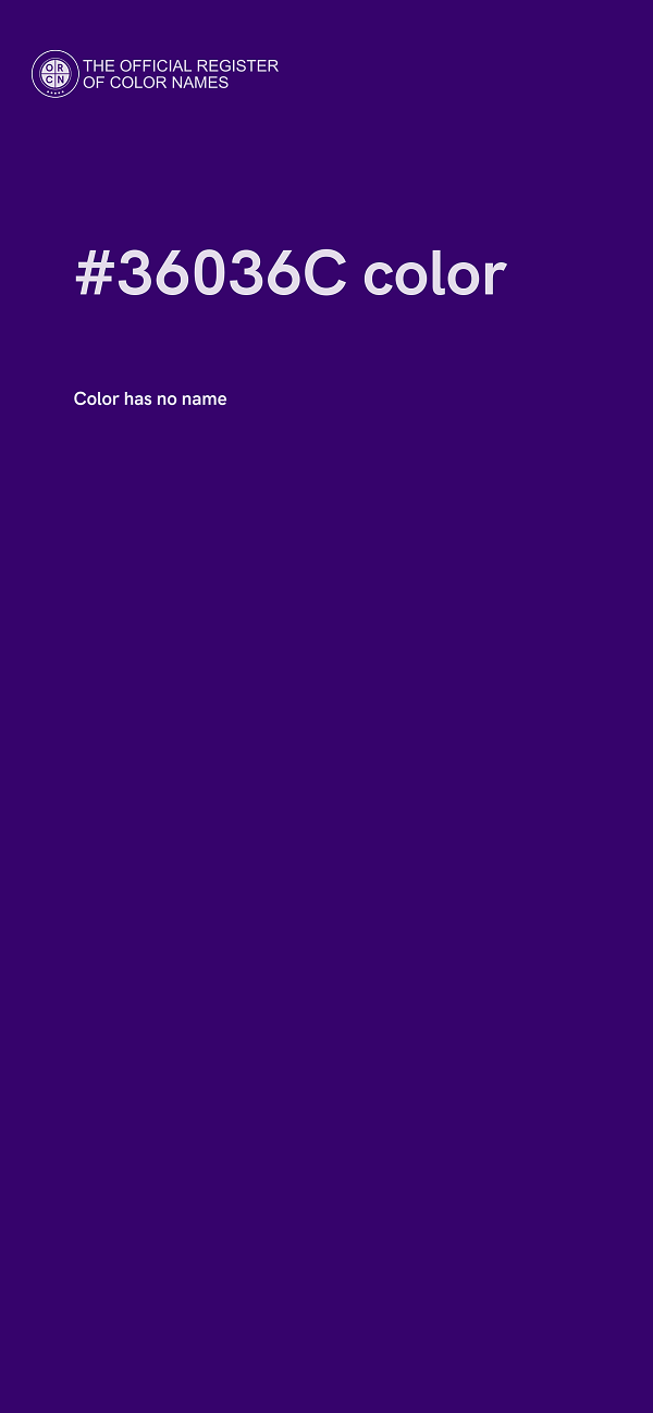 #36036C color image