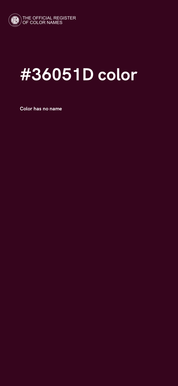 #36051D color image