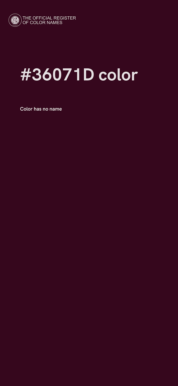 #36071D color image