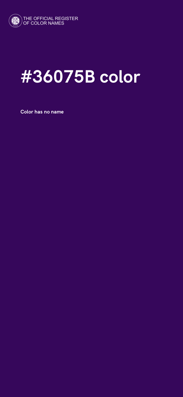 #36075B color image