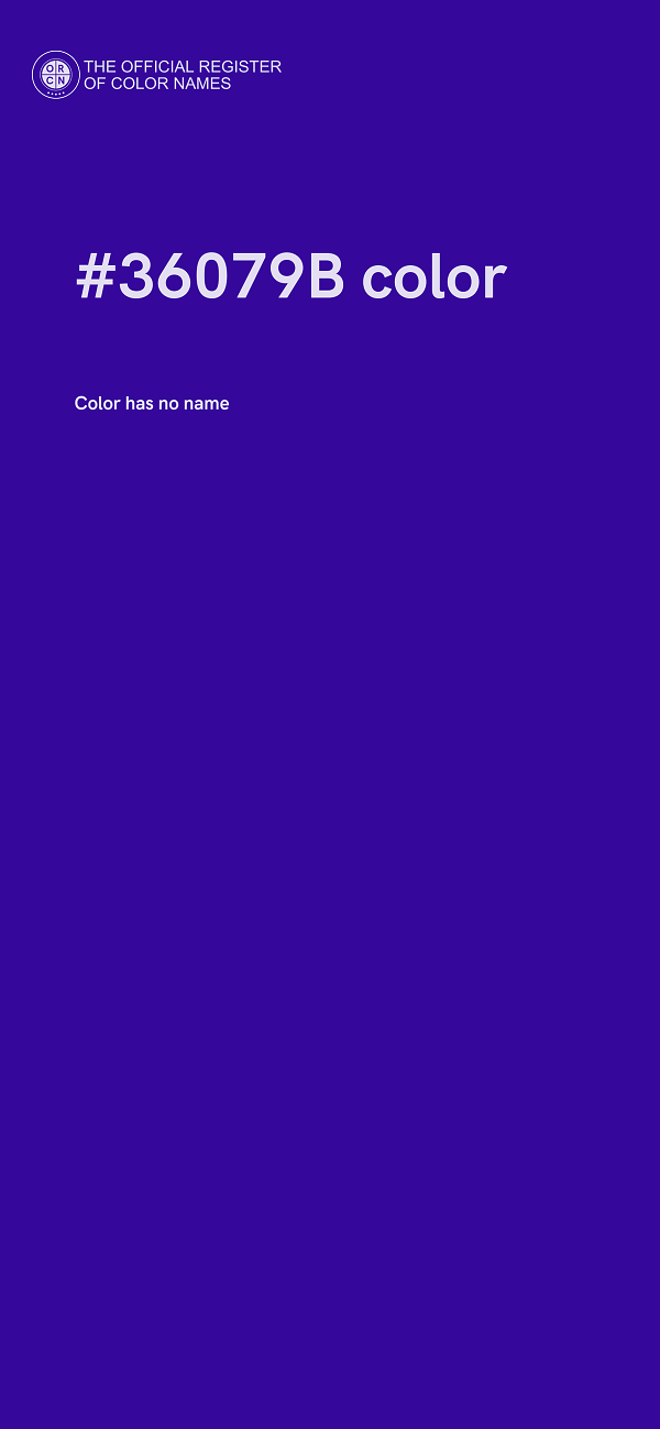 #36079B color image
