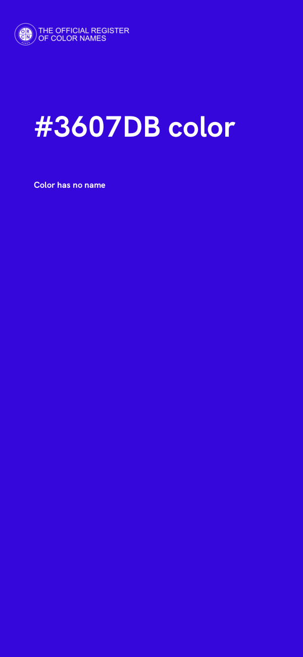 #3607DB color image