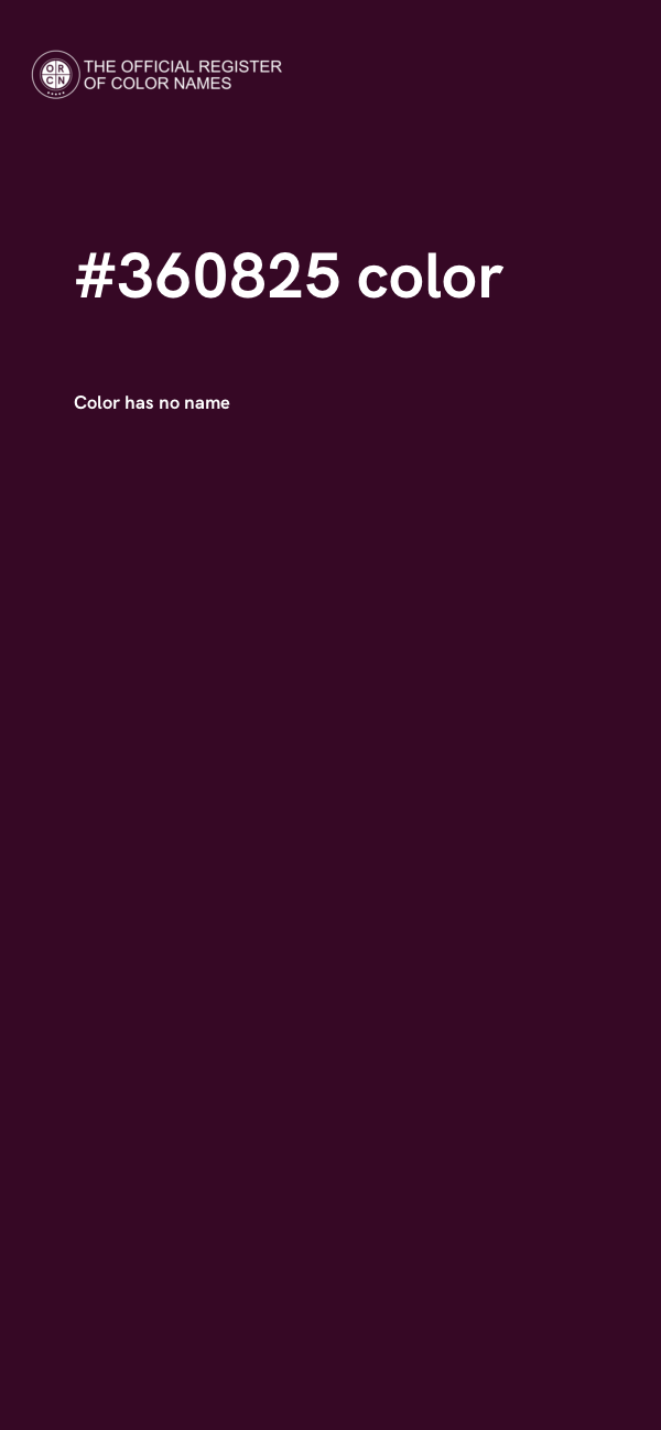 #360825 color image