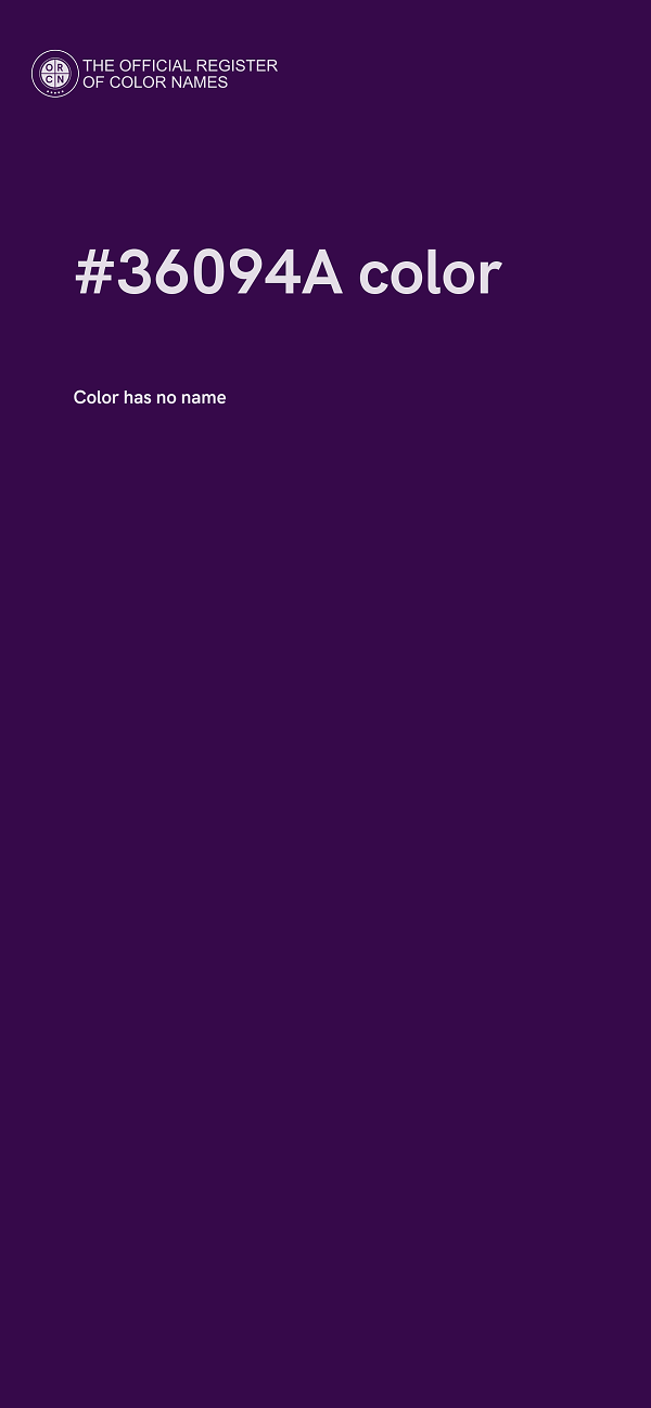 #36094A color image