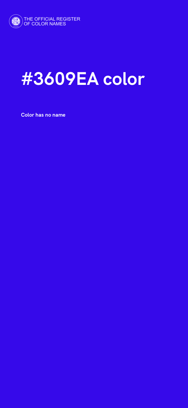 #3609EA color image