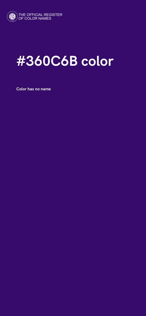 #360C6B color image