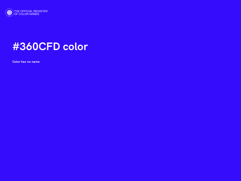 #360CFD color image
