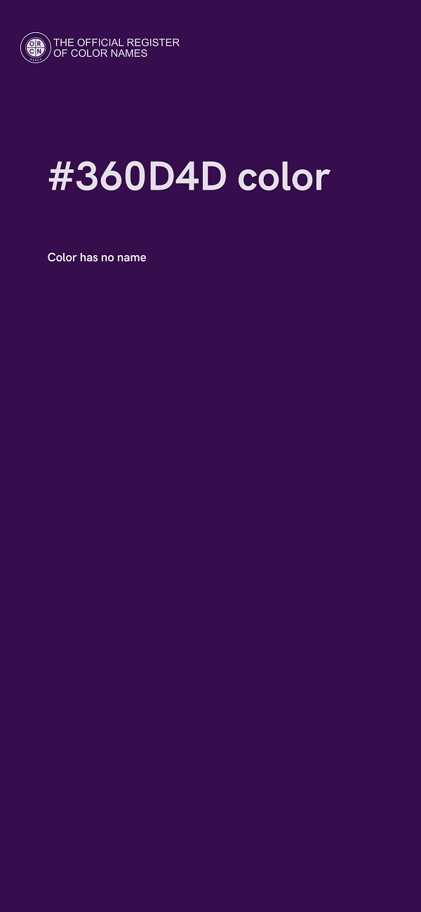 #360D4D color image