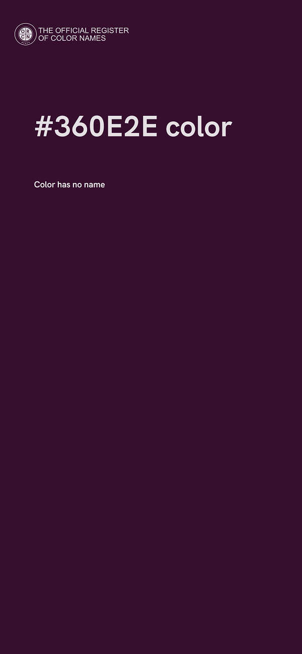#360E2E color image