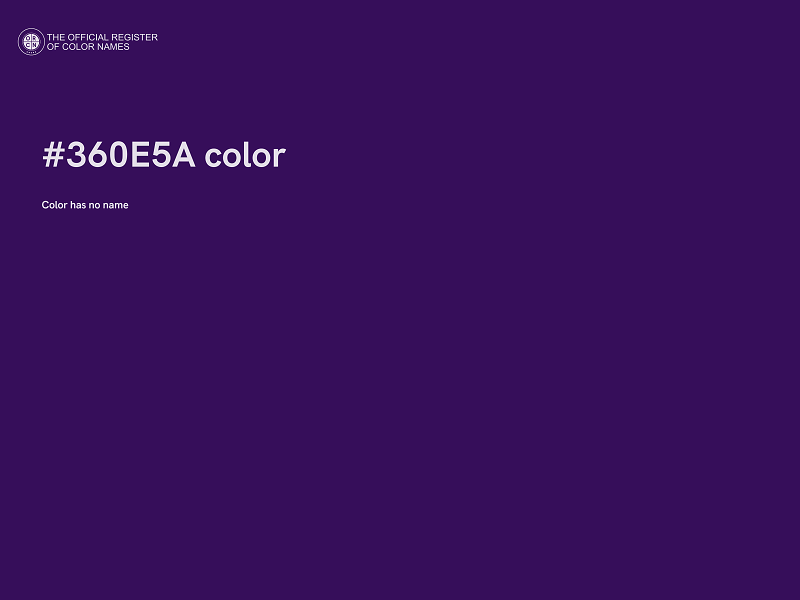 #360E5A color image