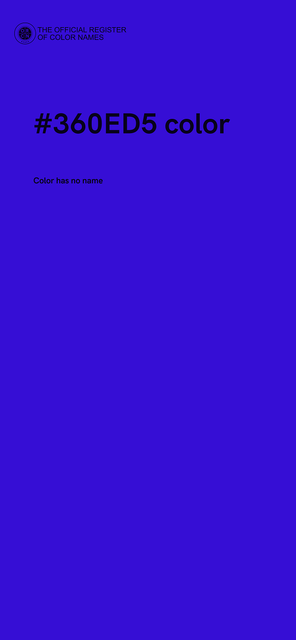 #360ED5 color image