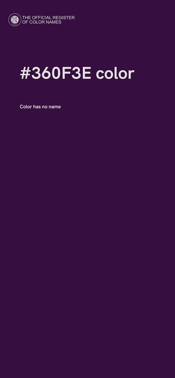 #360F3E color image