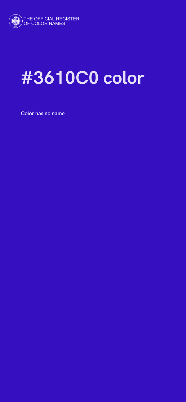 #3610C0 color image