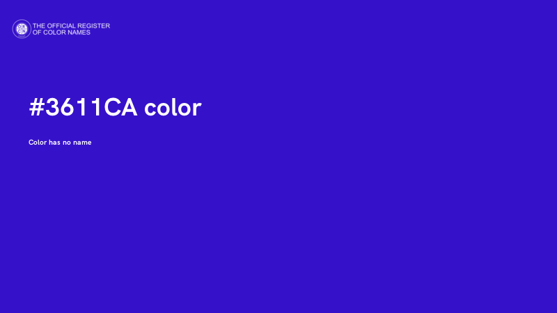#3611CA color image
