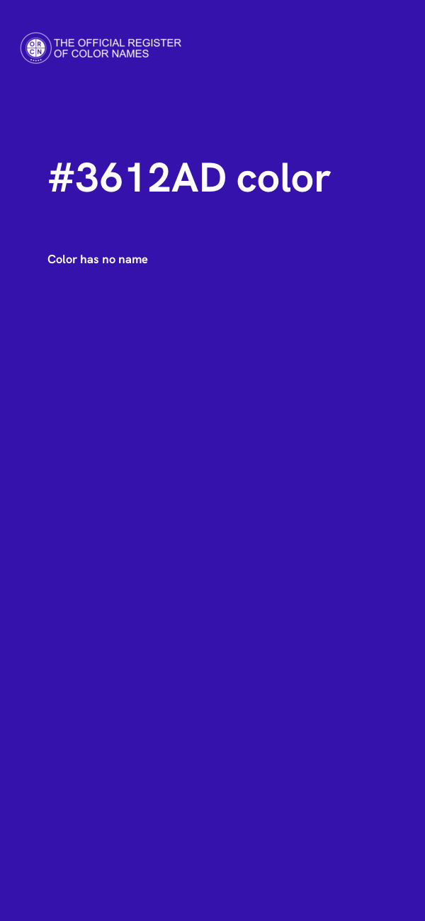 #3612AD color image