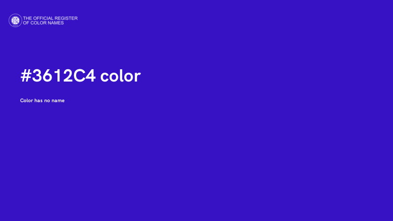 #3612C4 color image