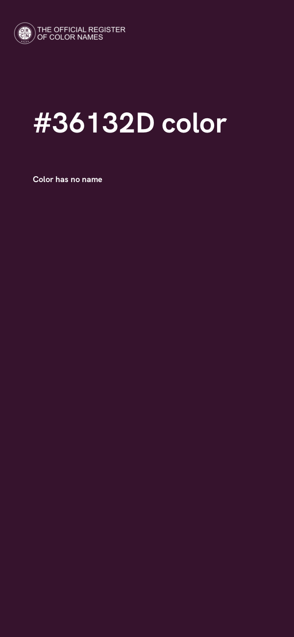 #36132D color image