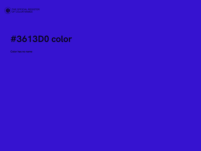 #3613D0 color image