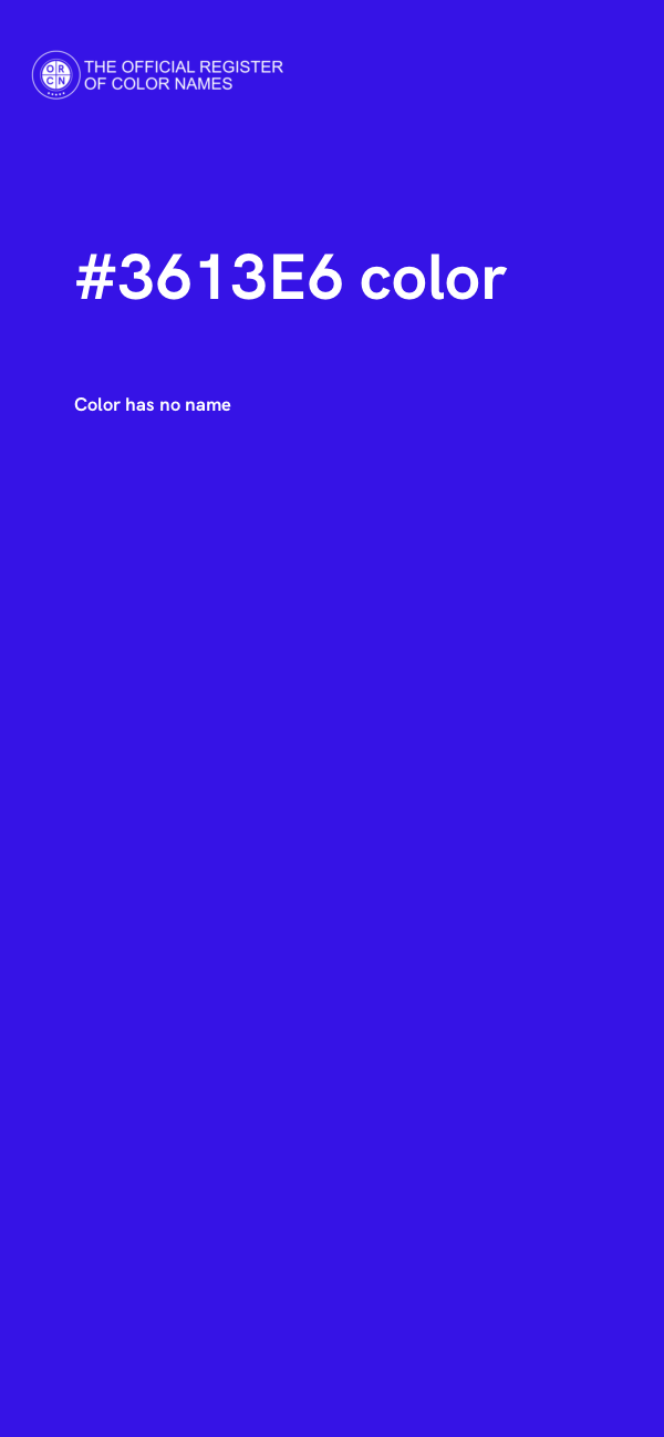 #3613E6 color image