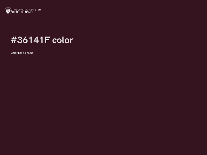 #36141F color image