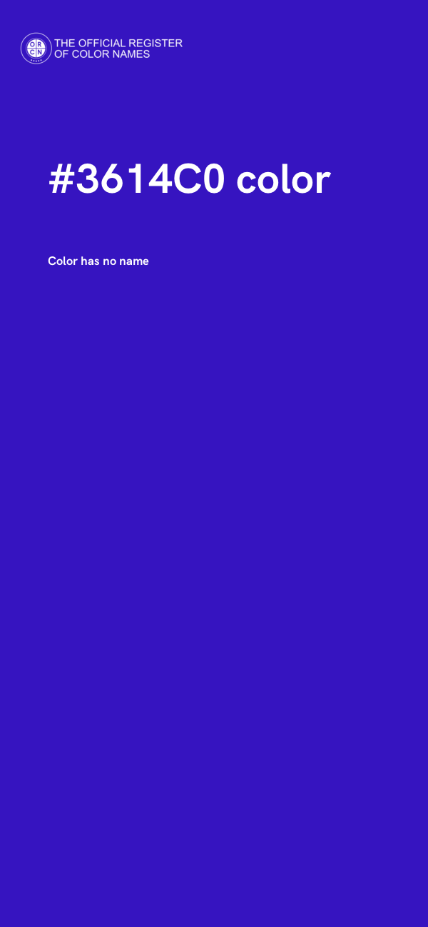 #3614C0 color image