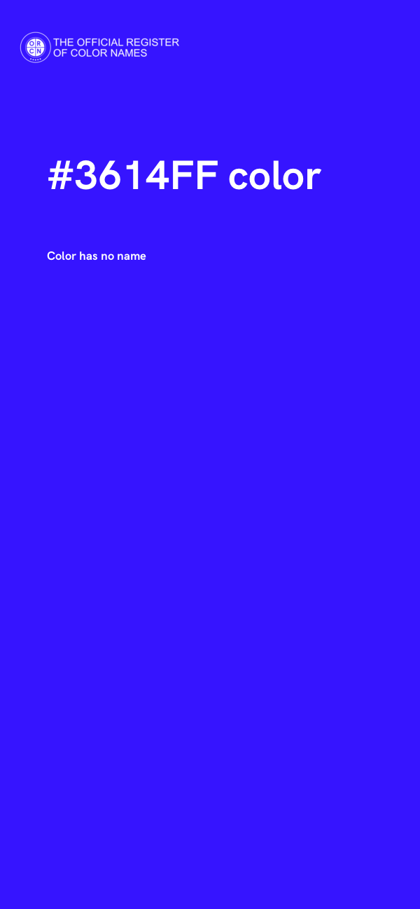 #3614FF color image