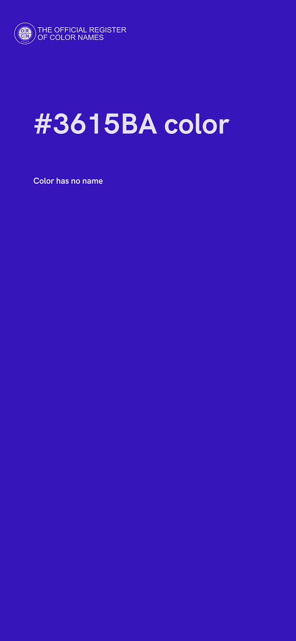 #3615BA color image