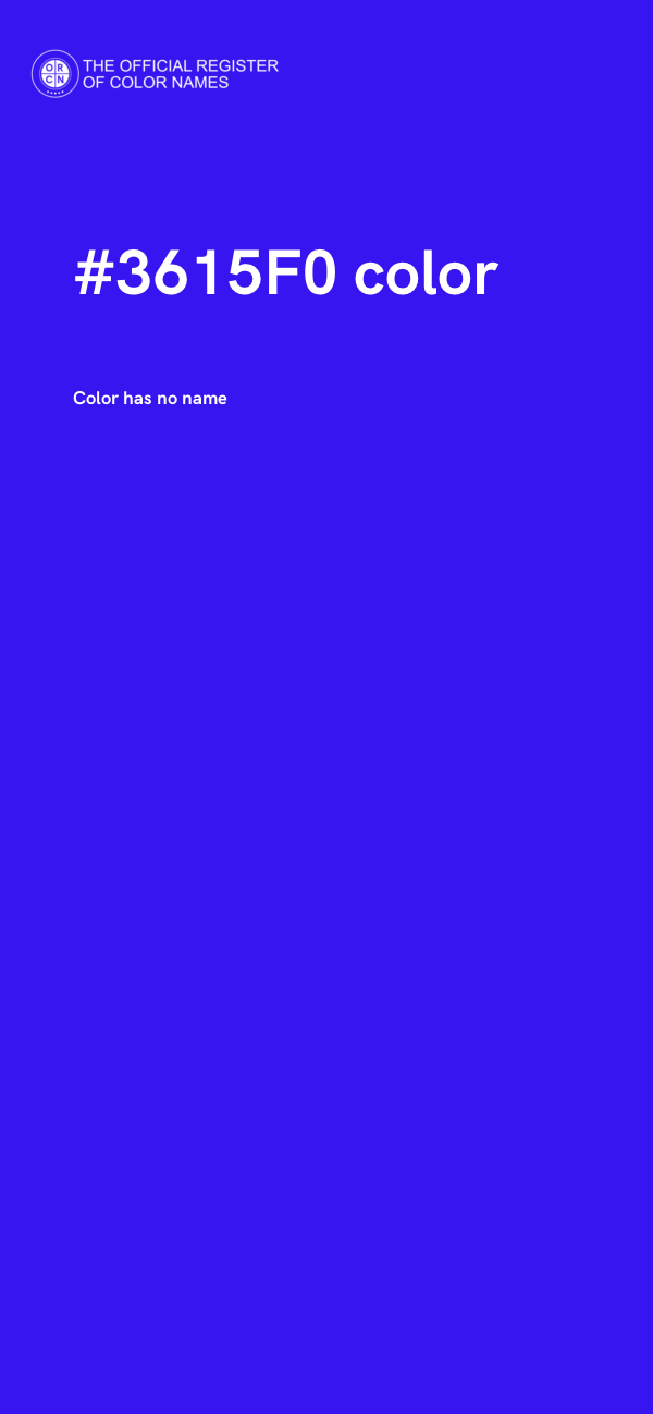 #3615F0 color image