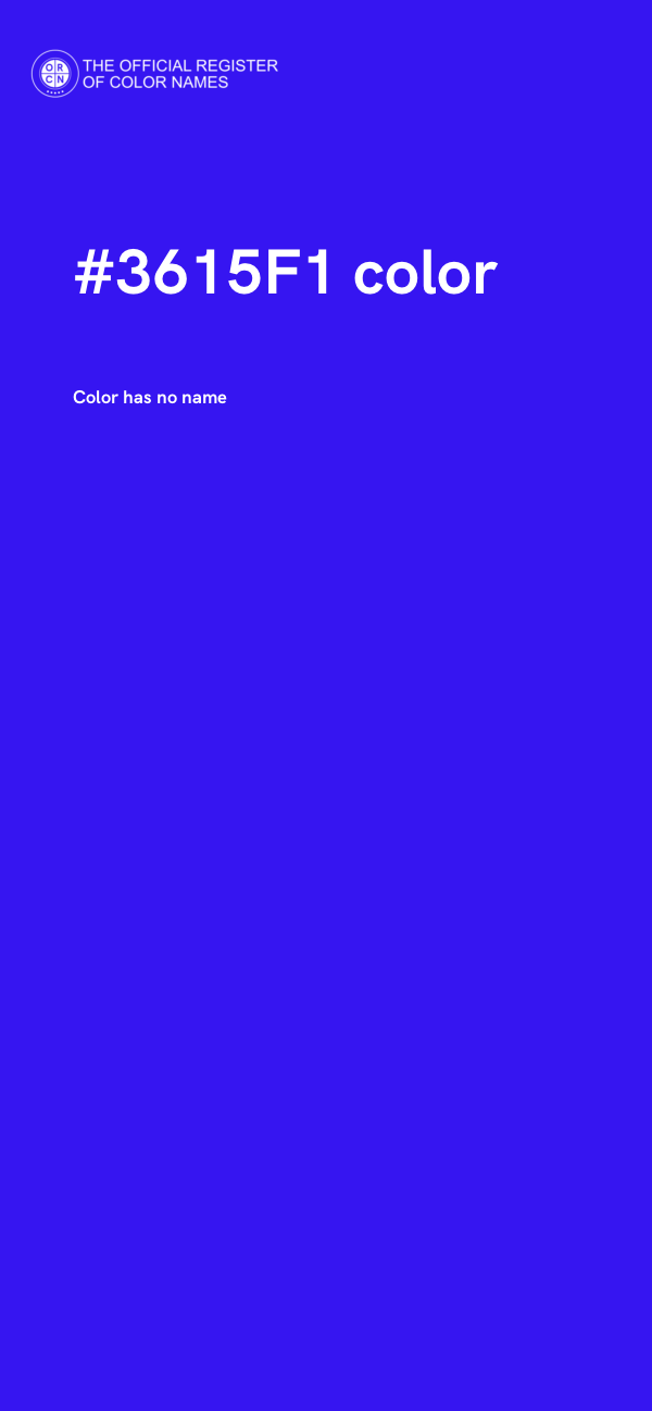 #3615F1 color image