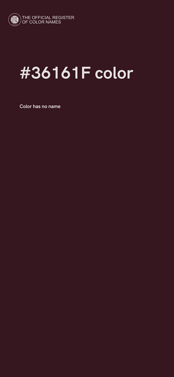 #36161F color image