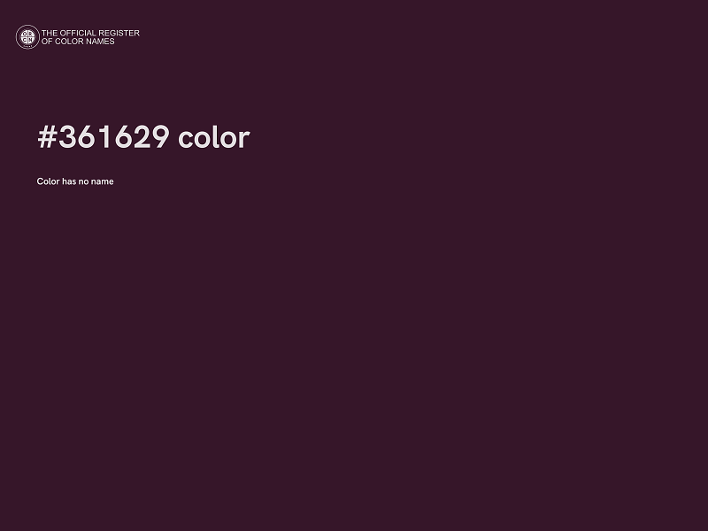 #361629 color image